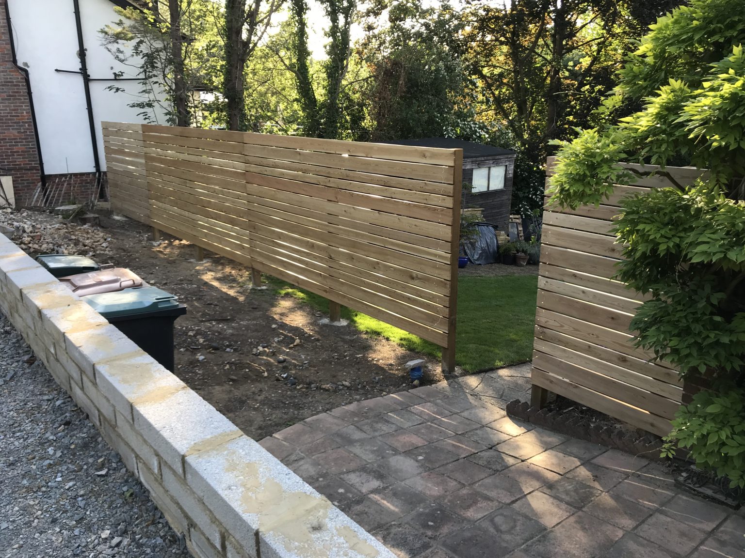 Slatted Screen Fence Our Home Projects