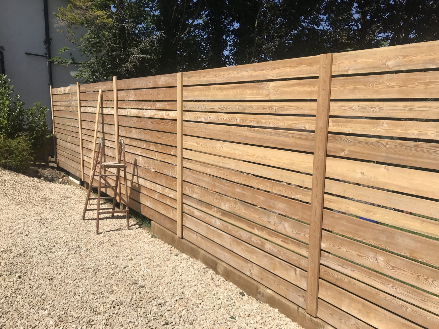 Slatted Screen Fence Our Home Projects